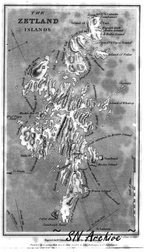 Engraved for D. Edmondston's View of the Zetland Islands - J. Grant st. Edin